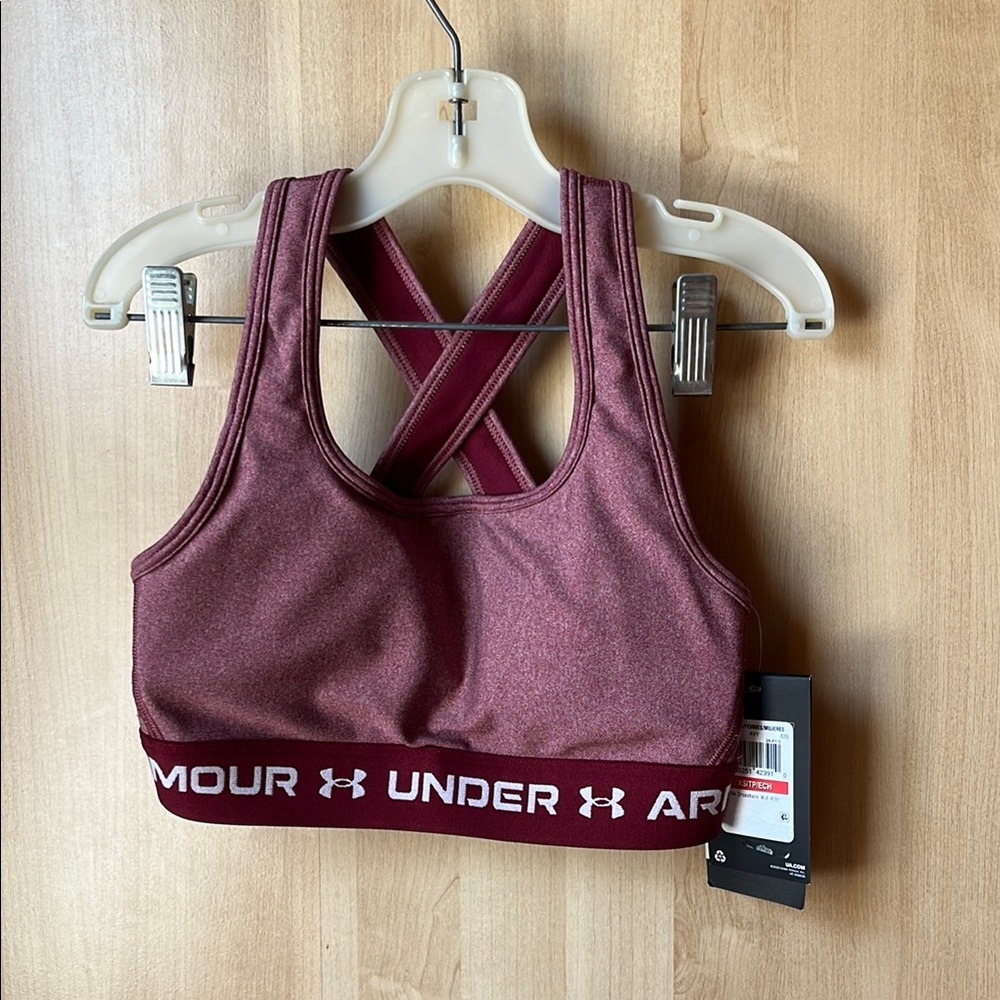Under Armour Burgundy Sports Bra
